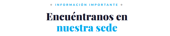 nuestra sede